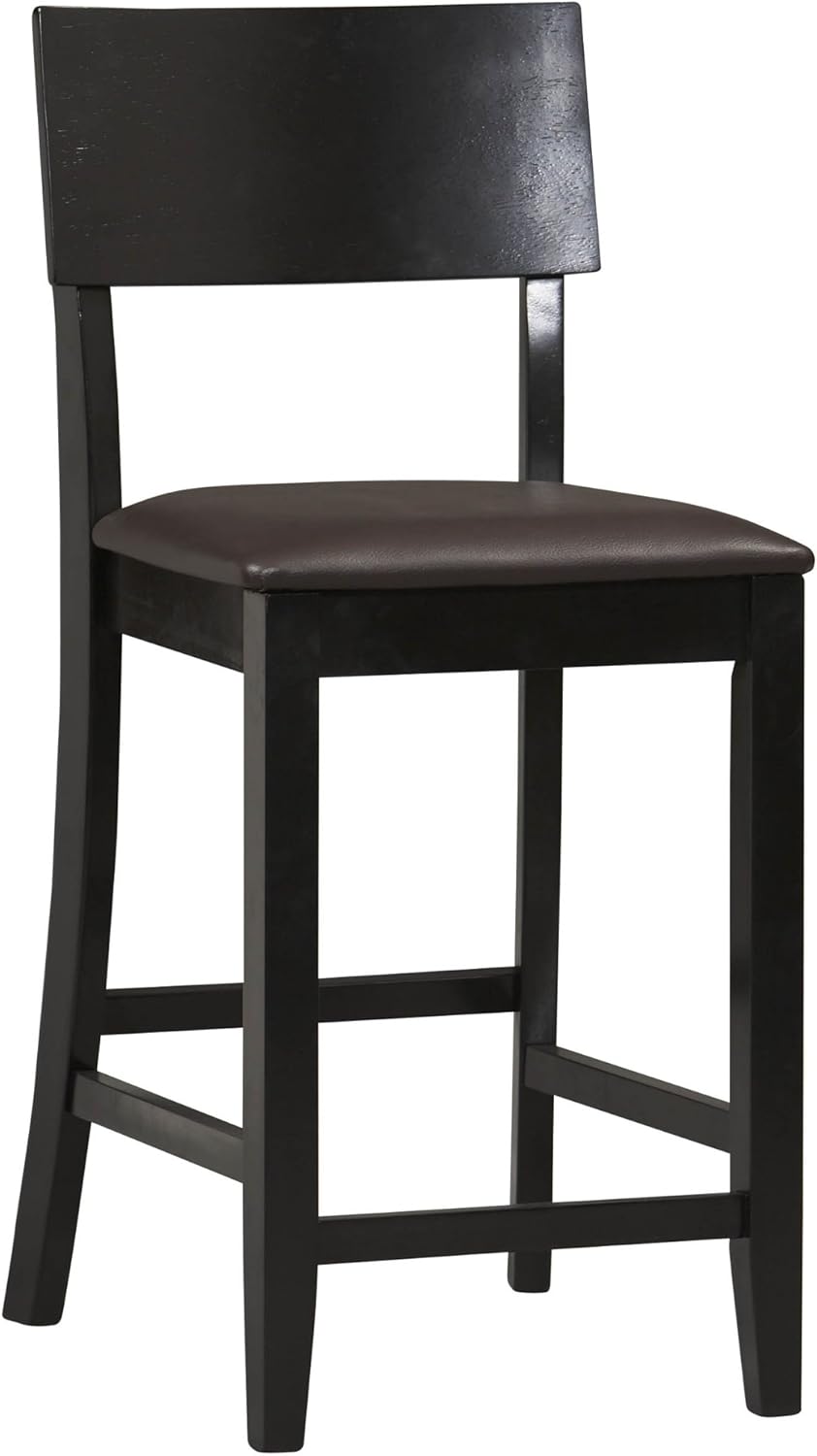 Linon Home Dcor Linon Torino Contemporary Counter Stool, 17