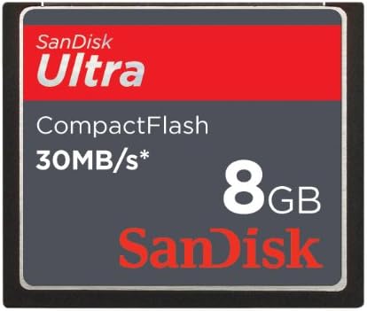 SanDisk Ultra - Flash Memory Card - 8 GB - CompactFlash Pack of 2