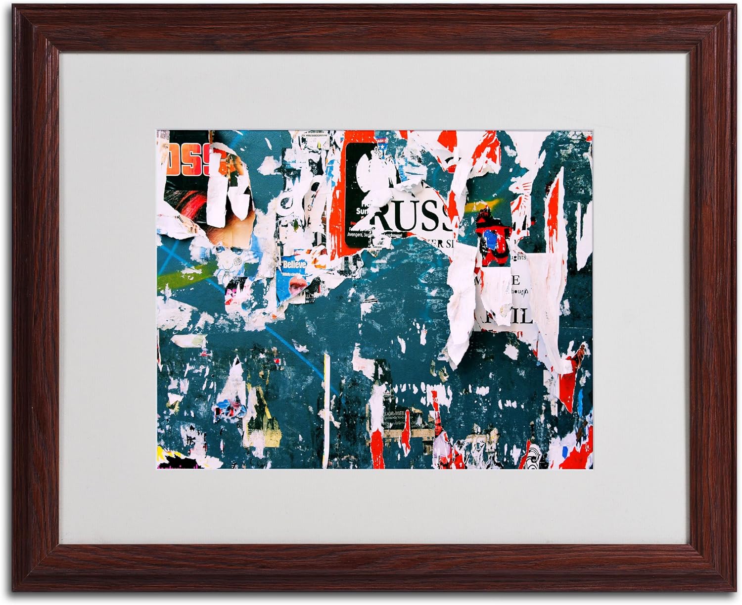 Yesterday's News Artwork by Beata Czyzowska Young, 16 by 20-Inch, Wood Frame Pack of 2