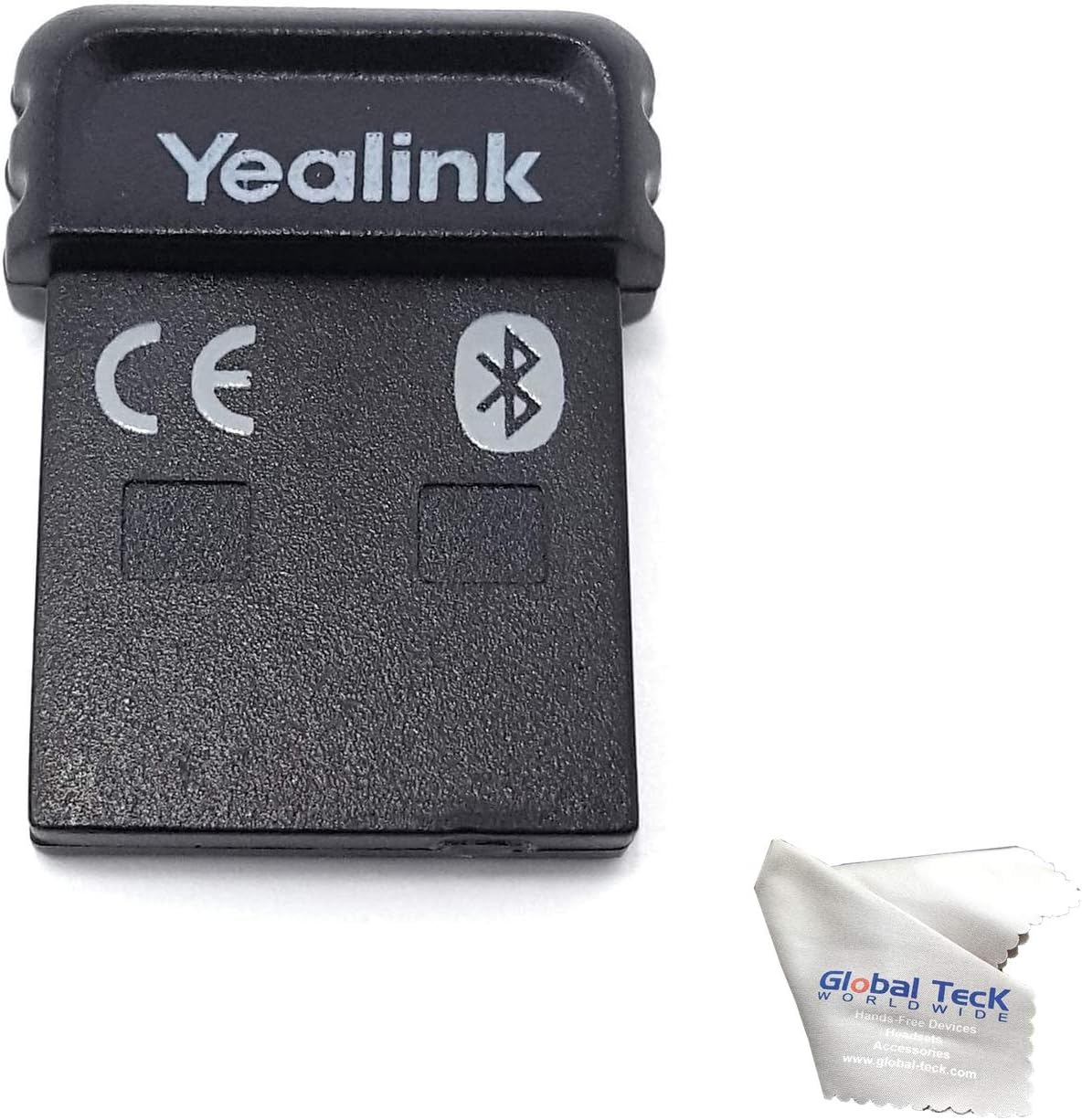 GTW Bundle Yealink BT41 USB Bluetooth Dongle -Yealink IP Phones T27G, T29G, T46G, T48G, T41S, T42S, T46S, T48S, T53, Global Teck Microfiber Cloth Included Pack of 2