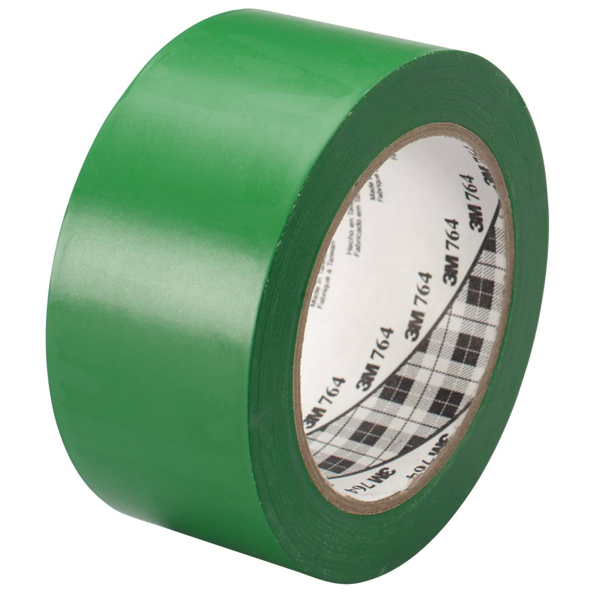 2x22 x 36 yds. Green (6 Pack) 3M 764 Vinyl Tape