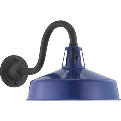 Shaftesbury Outdoor Barn Light Gracie Oaks Fixture Finish: Navy
