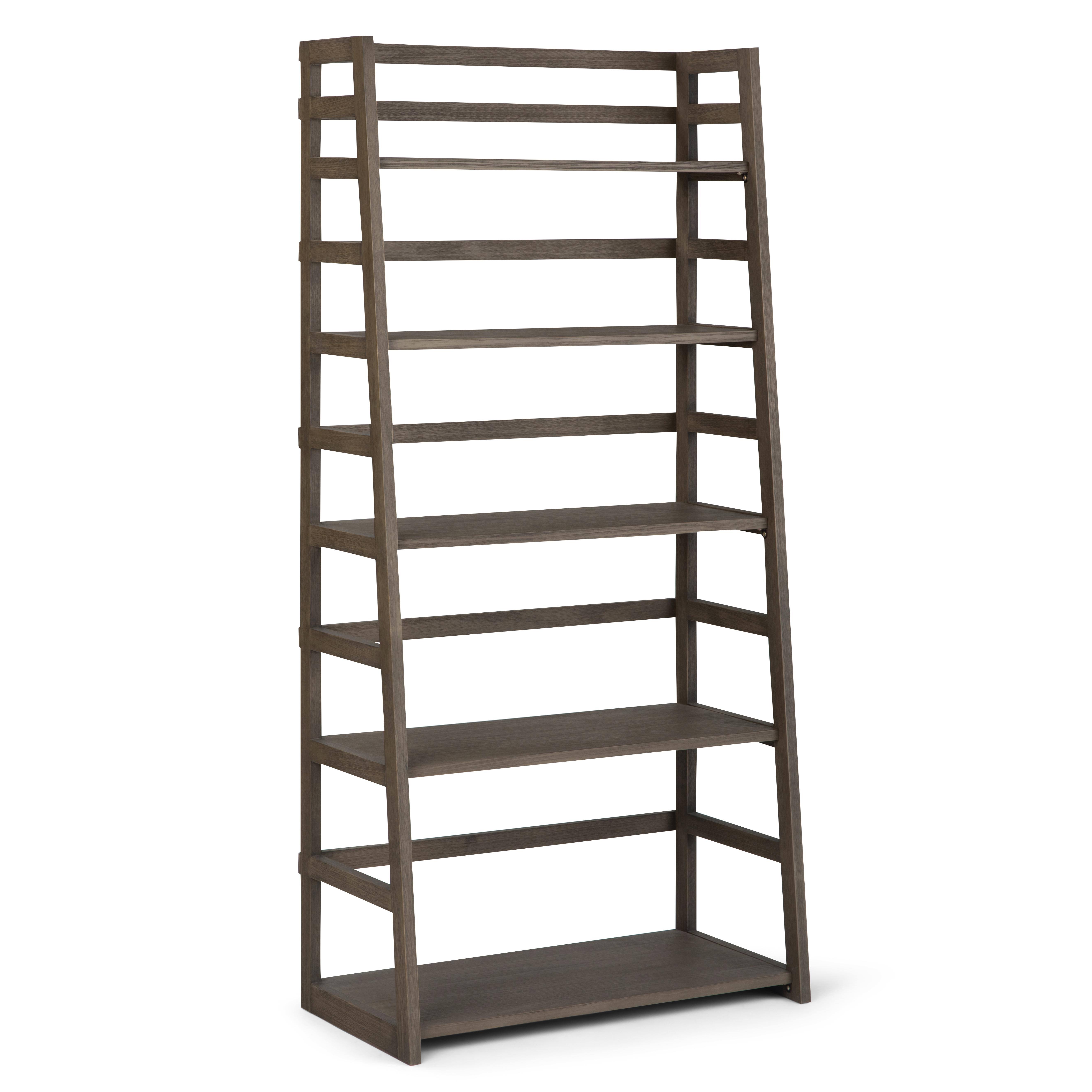 Acadian Ladder Shelf Bookcase - Farmhouse Grey