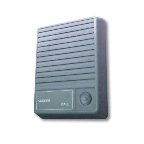 Valcom V-1074 Talkback Doorplate Surface Speaker- Gray (VC-V-1074)