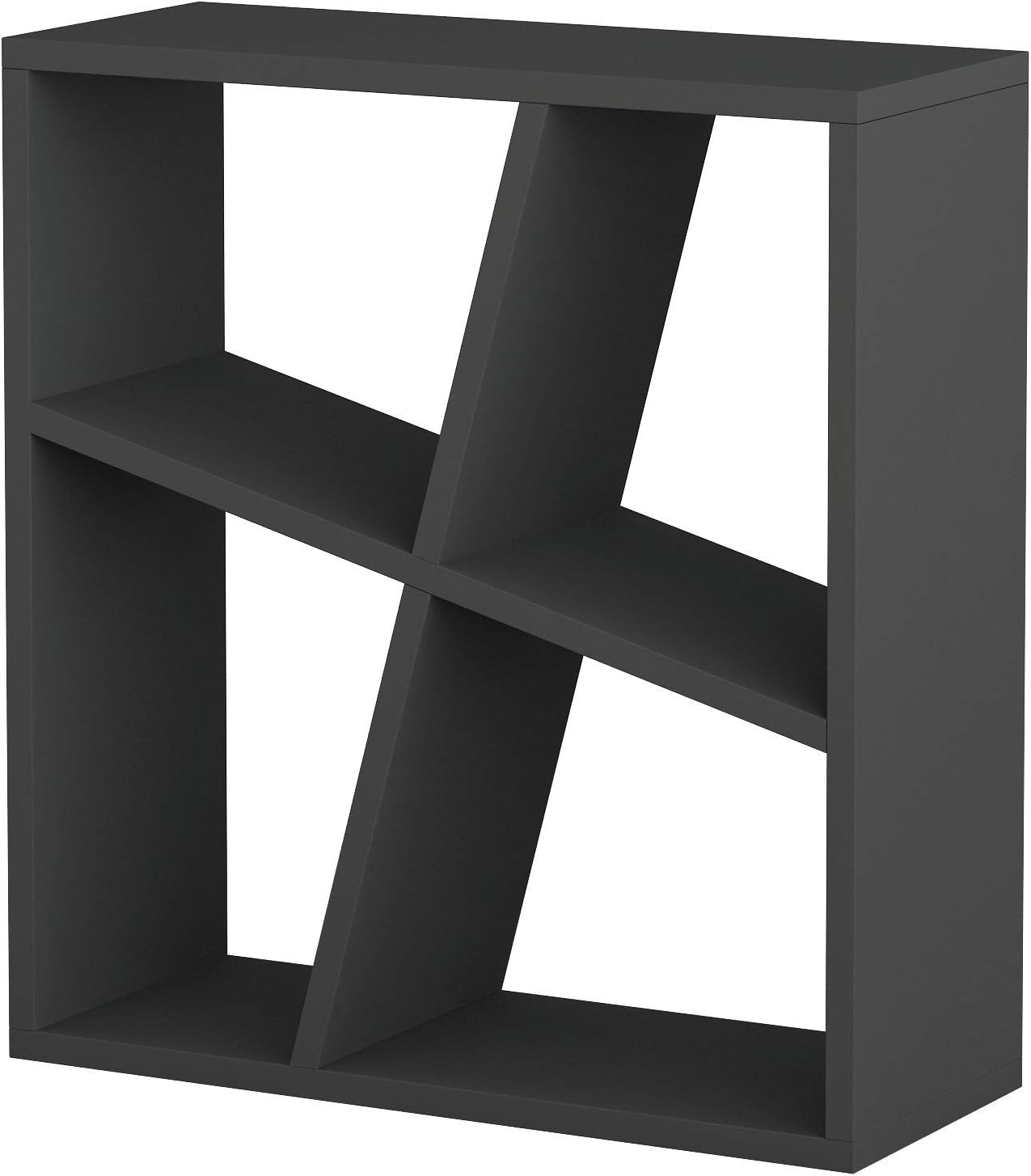 Ada Home Decor Sada Modern Anthracite Side Table 23.62'' H x 21.65'' W x 8.66'' D/Accent Table/End Table