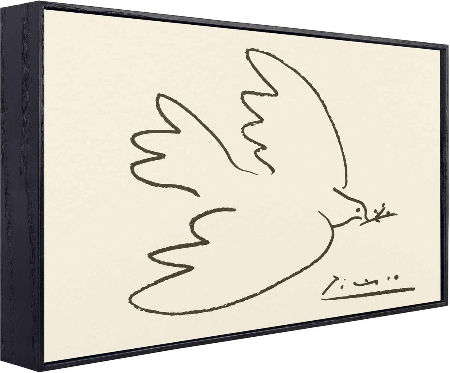 McGaw Graphics Dove of Peace by Pablo Picasso Framed Print, 16x22, Multi Pack of 2