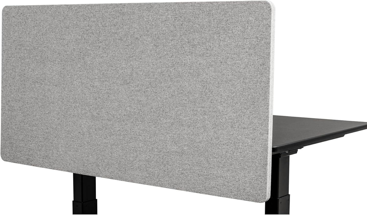 Stand Up Desk Store ReFocus Acoustic Rear Mount Desk Dividers Privacy Panel Reduces Noise and Visual Distractions (40