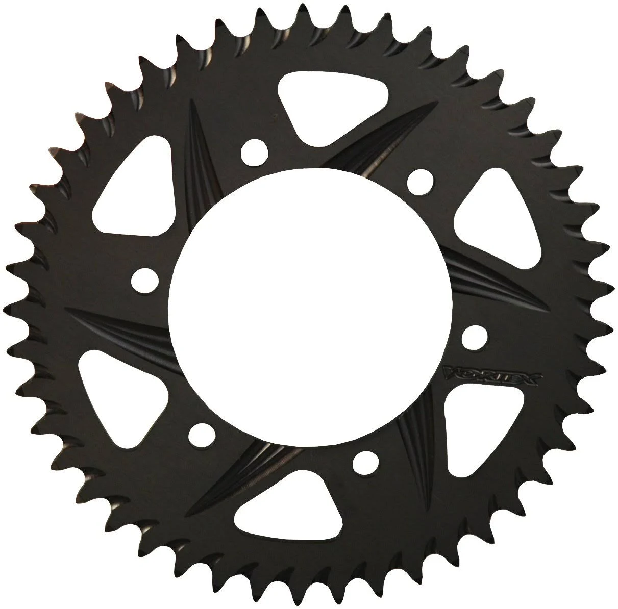 Vortex (435K-45) 45-Tooth 520-Pitch Hardcoat Rear Sprocket, Black