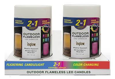 4x8 Color Change Candle, 4 Pack, Sterno, CG20408WHCCTR4