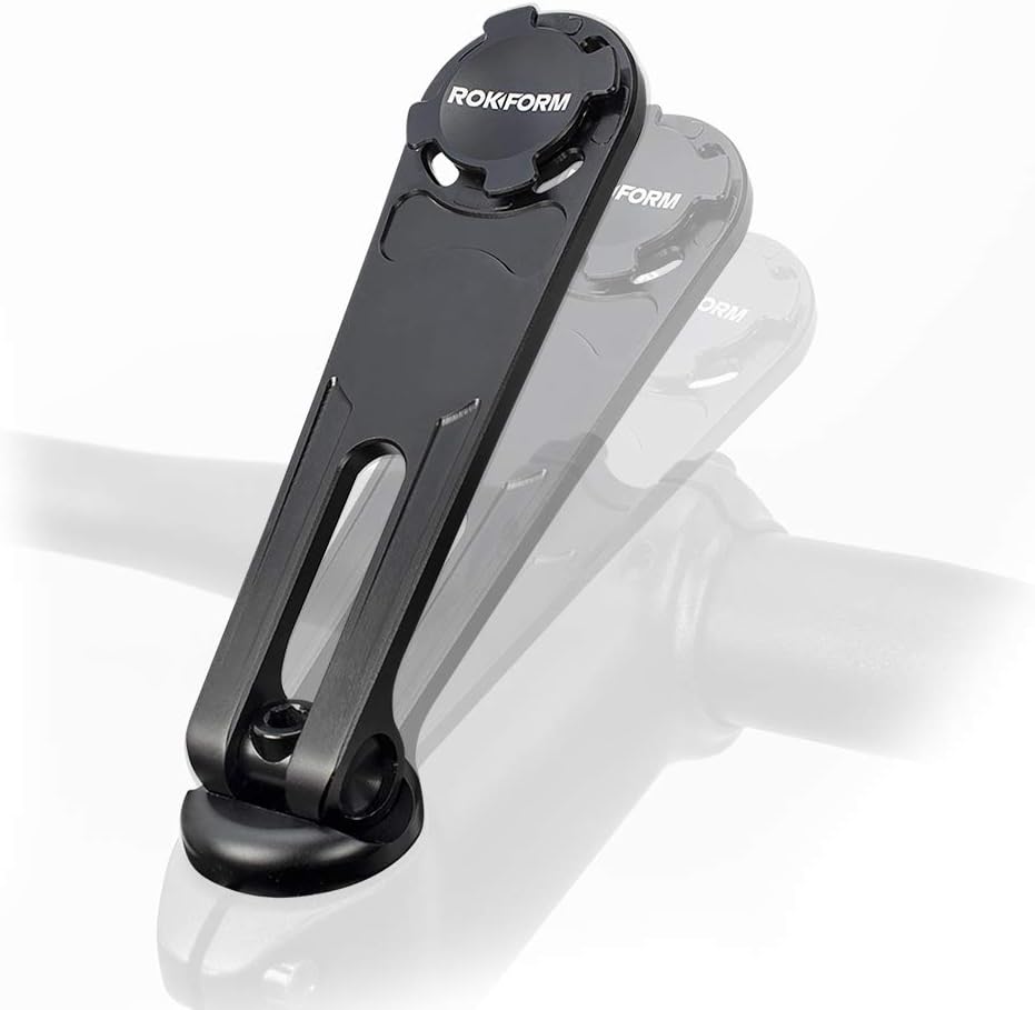 Rokform Pro Series, Quad Tab, Twist Lock, Bike Stem Phone Mount, Aircraft Aluminum, Ultra Light , Adjustable, BLACK