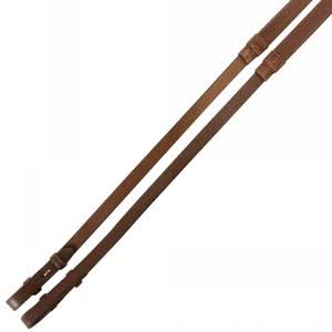 Collegiate IV Rubber Reins - Black