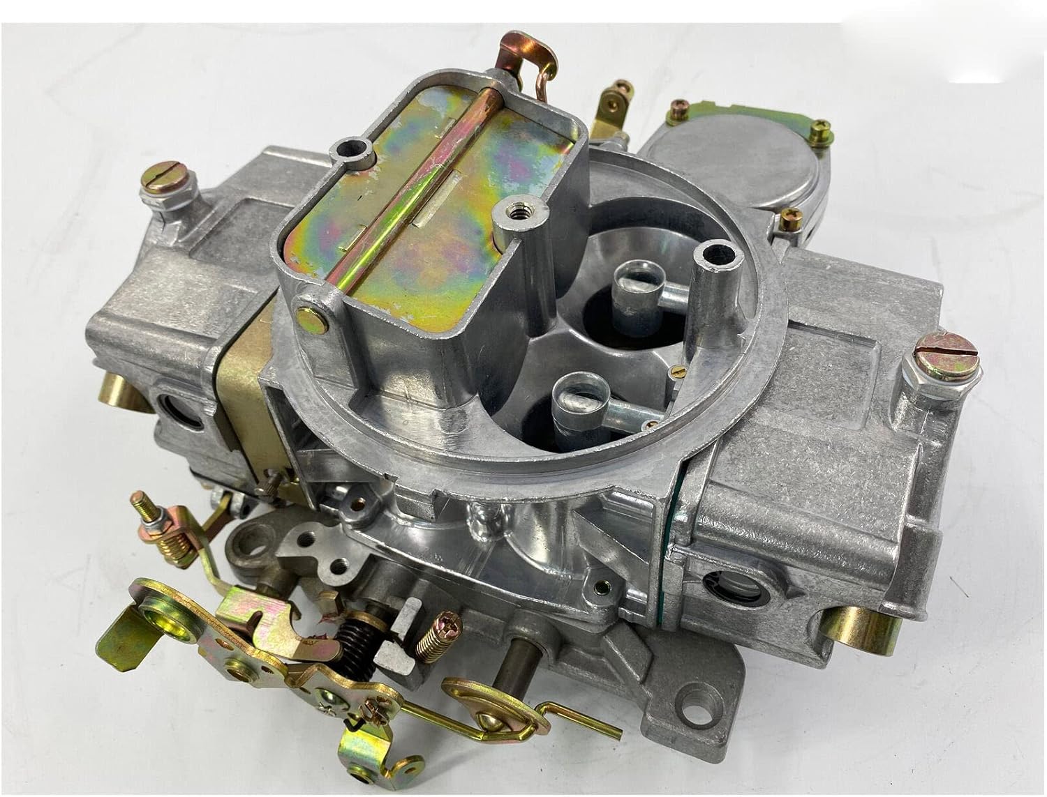 Aluminum Carburetor 600 CFM Vacuum Secondaries with Manual Choke
