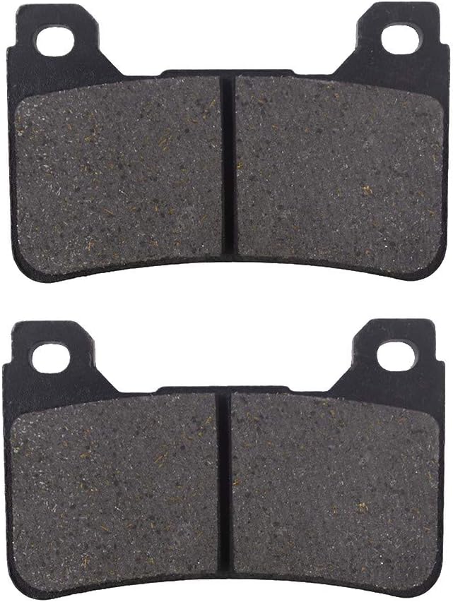 AHL Front and Rear Brake Pads for Honda CBR600RR CBR600 RR 2005 2006 CBR1000RR CBR 1000 RR 2004 2005 CBR1000RR CBR 1000 RR Fireblade 2004 2005 (Semi-metallic) Pack of 2