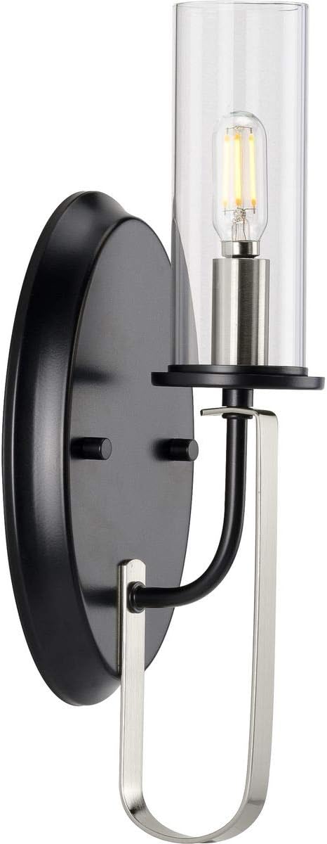 Progress Lighting P710082-031 Riley Wall Brackets, Black Pack of 2