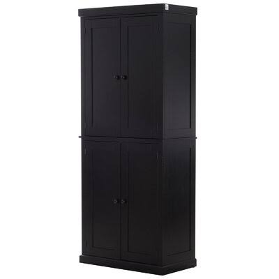 Amanie 2 Door Accent Cabinet Latitude Run Color: Black