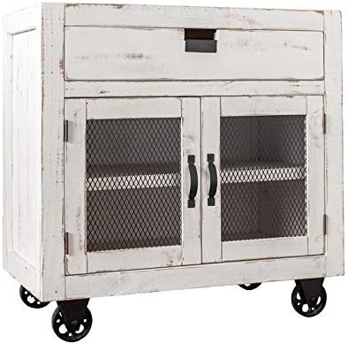 BOWERY HILL 2-Door Accent Chest in White