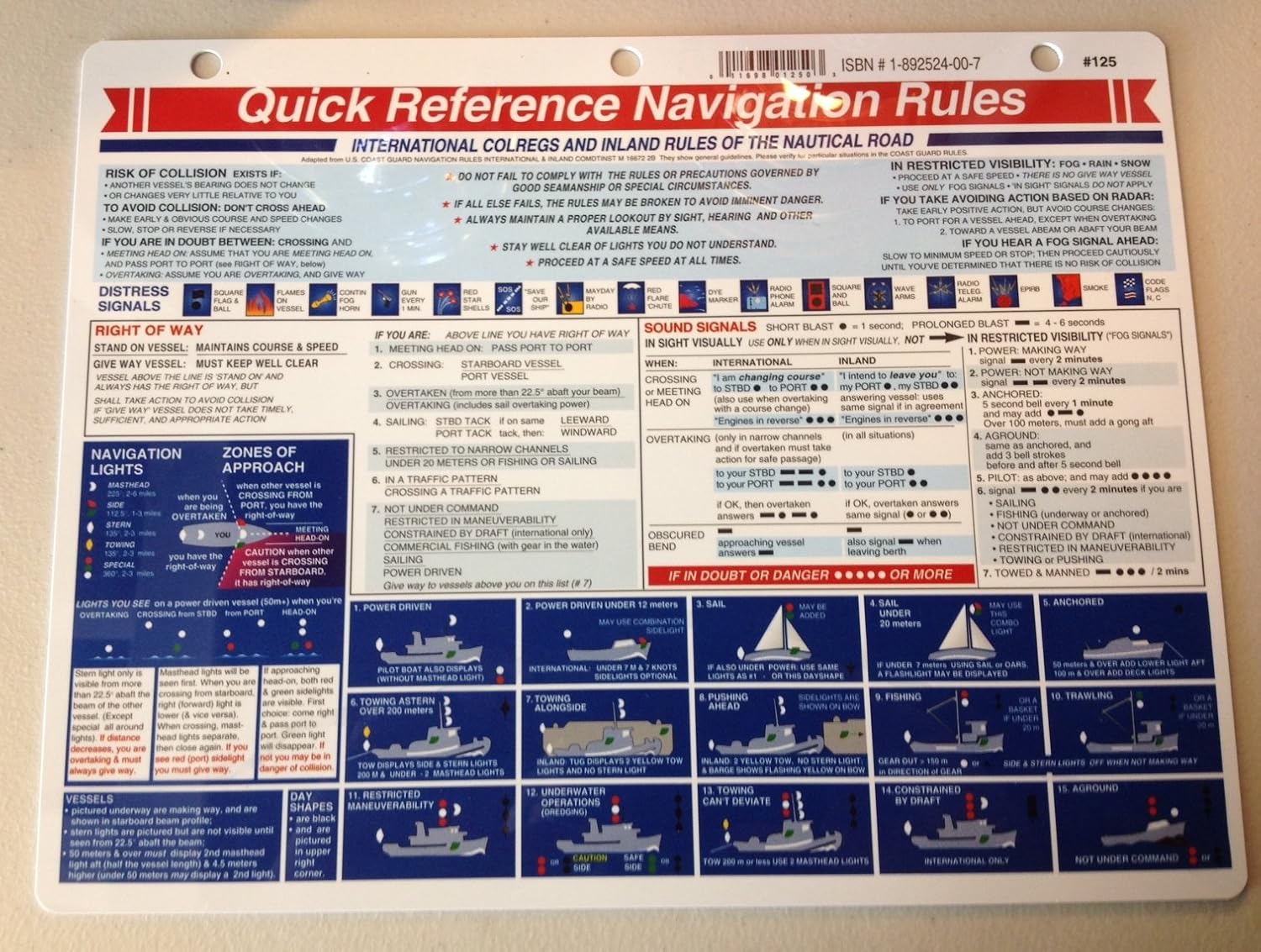 Boating Quick Reference Bundle Navigation 125, Intl Nav. 127, Boating Procedures 128, Celestial Nav 132 (4 Items) Pack of 2
