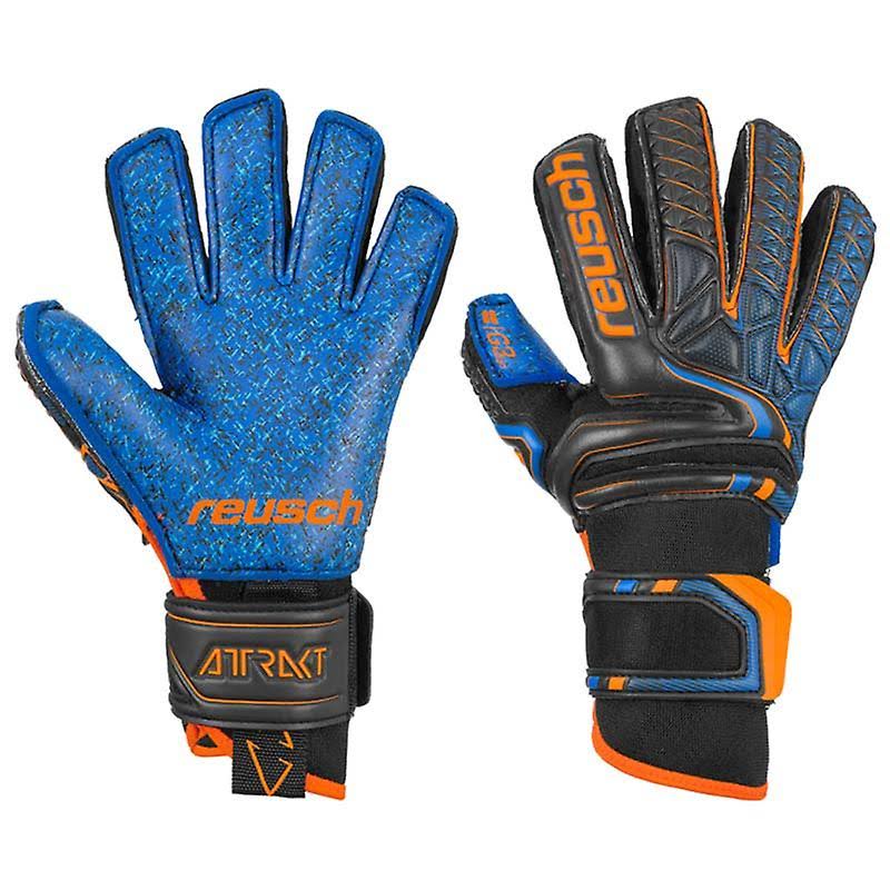 Reusch Attrakt G3 Fusion Ortho Tec Junior Goalkeeper Gloves Black/Shock org/deep 5
