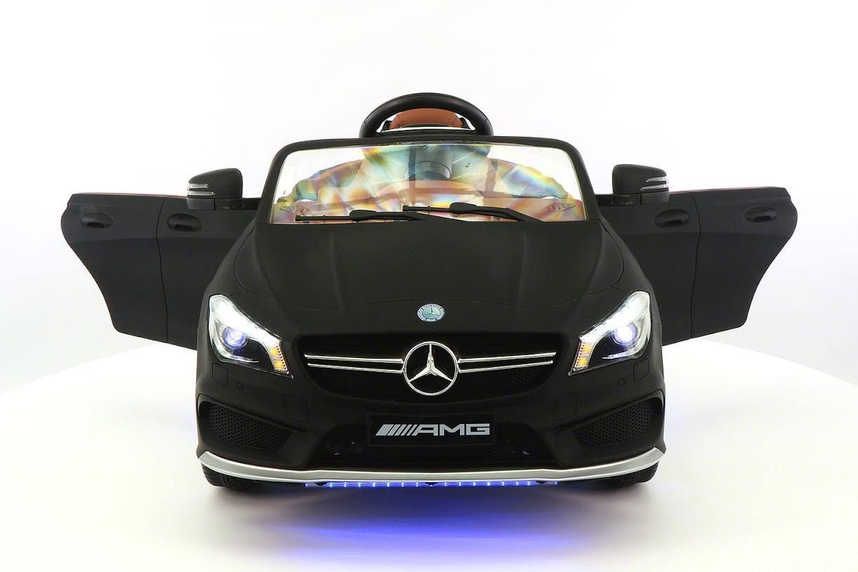 Mercedes Benz CLA45 Kids Ride on Car Toy MP3,USB,12V Bat,Powered Wheels R/C Black