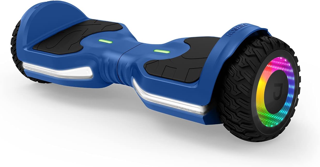 Jetson Flash Self Balancing Hoverboard with Built in Bluetooth Speaker | Includes All Terrain Tires, Reach Speeds up to 10 MPH | Range of Up to 12 Miles, Ages 13+