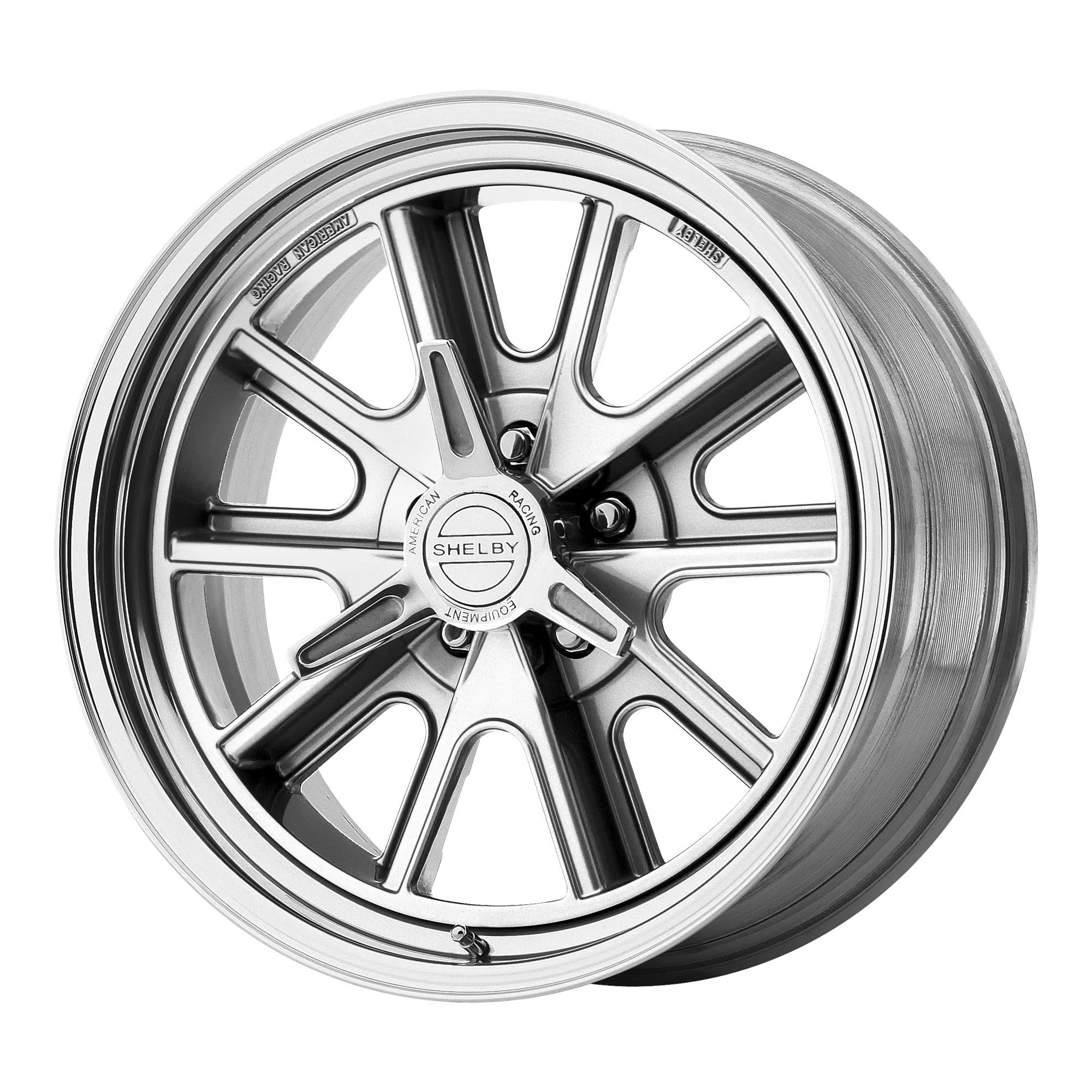 American Racing 427 Shelby Cobra 17x8 5x120.65 Two-Piece Polished (0 mm)