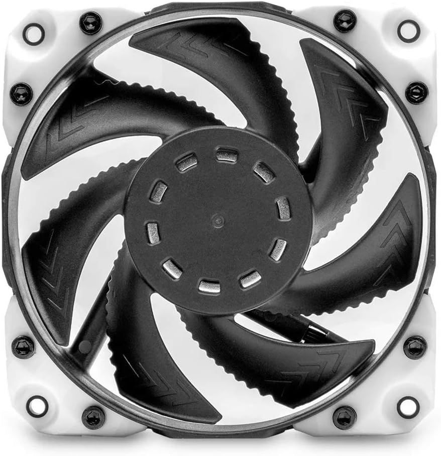 EKWB EK-Vardar X3M 120ER PWM 120mm Fan, 500-2200 RPM, White, 2-Pack