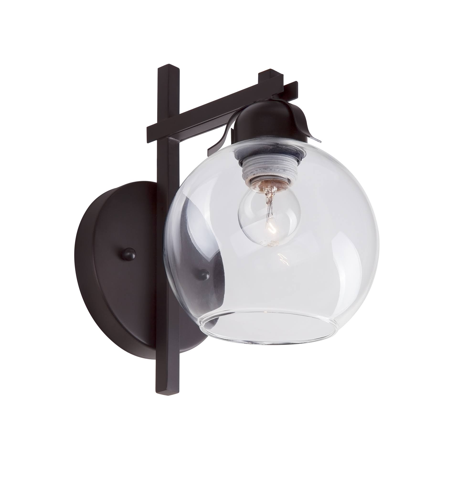 Forte Lighting 2618-01-32 1 Light Wall Bracket in Antique Bronze