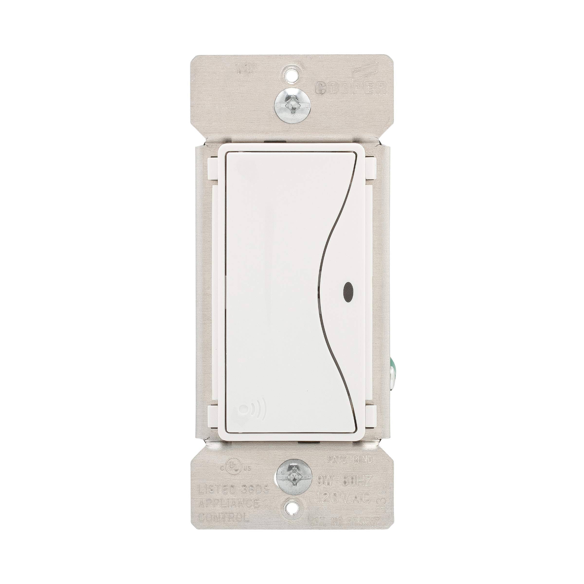 Eaton RF9617AW Z-Wave Plus Accessory Switch, Alpine White