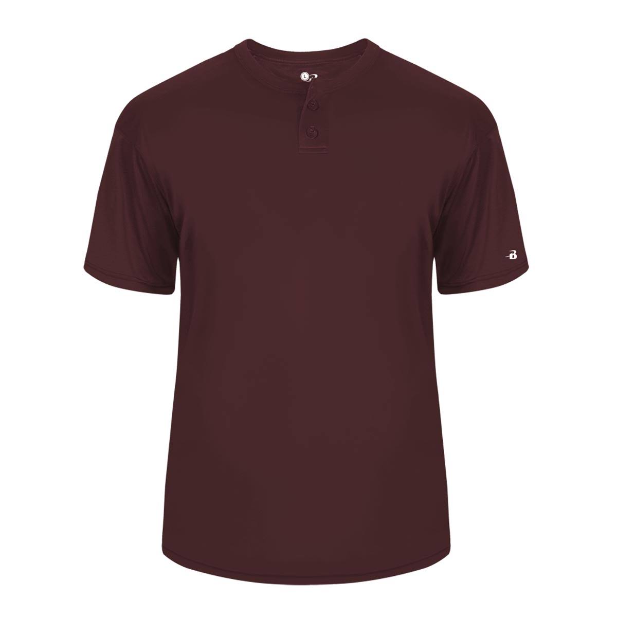 Badger Sport 7930 - B-Core Placket - Maroon, S