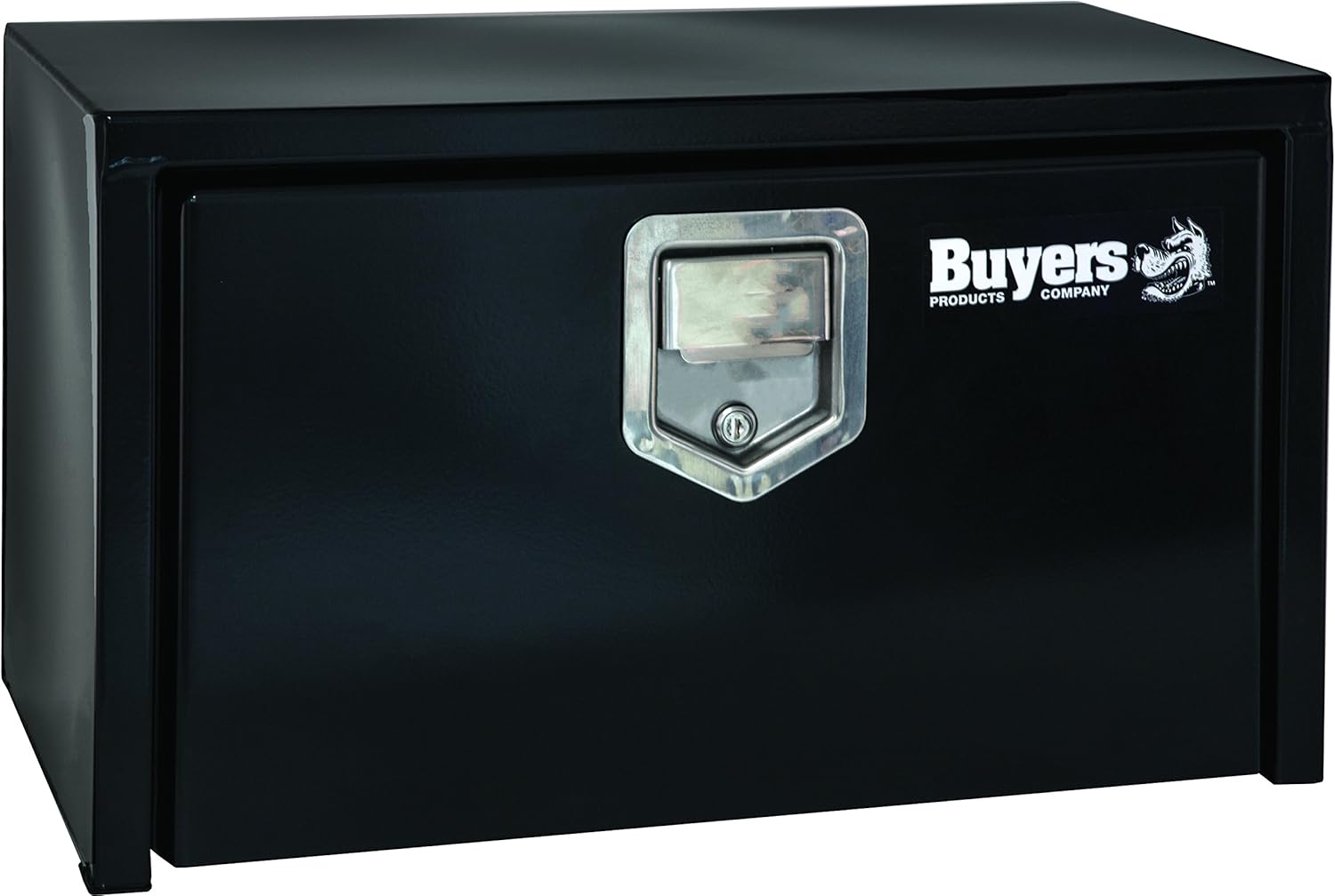 Buyers Products 1703103 Black Steel Underbody Truck Box with Paddle Latch, 14 x 16 x 30 Inch