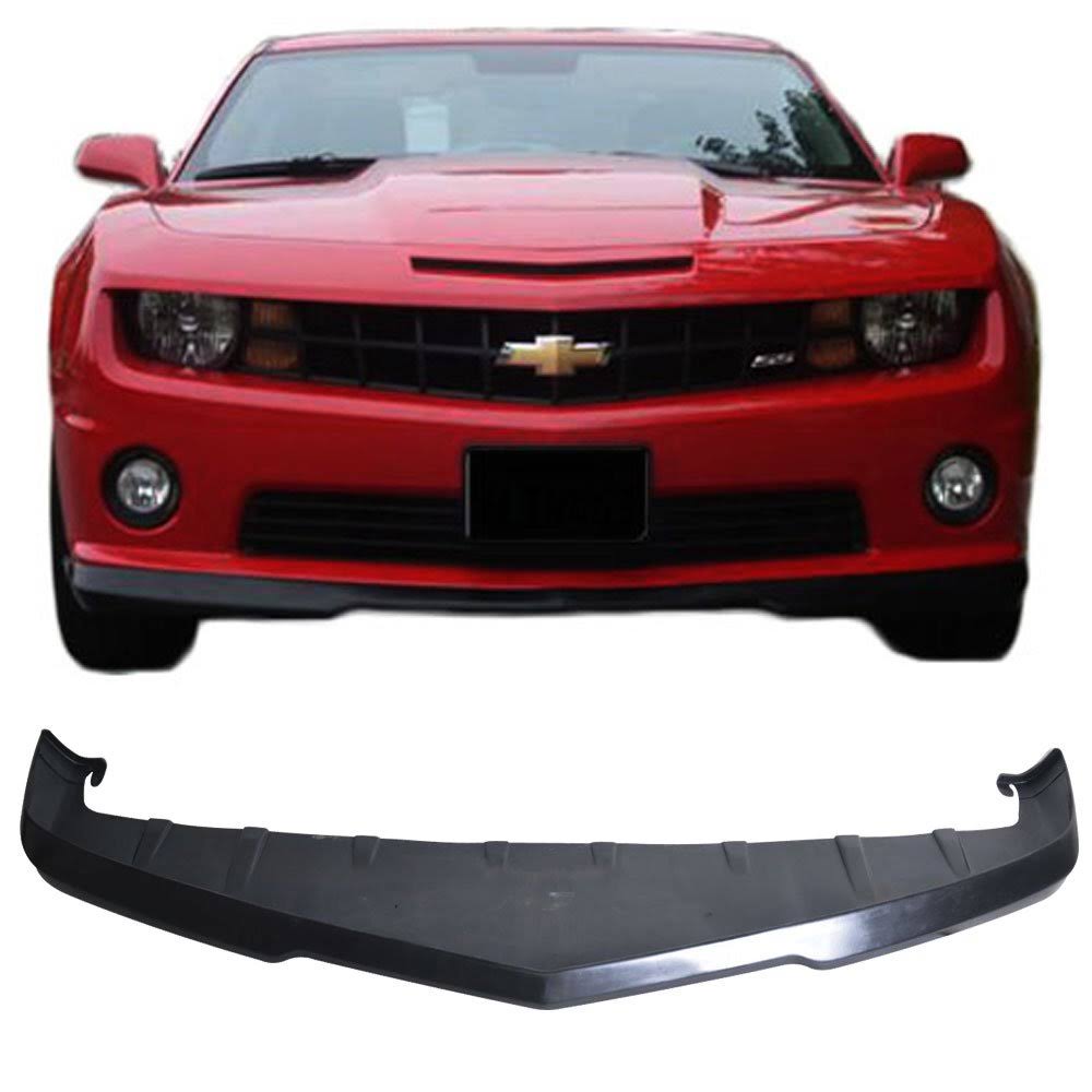 10-13 Chevrolet Camaro Front Bumper Lip Unpainted Black - Urethane