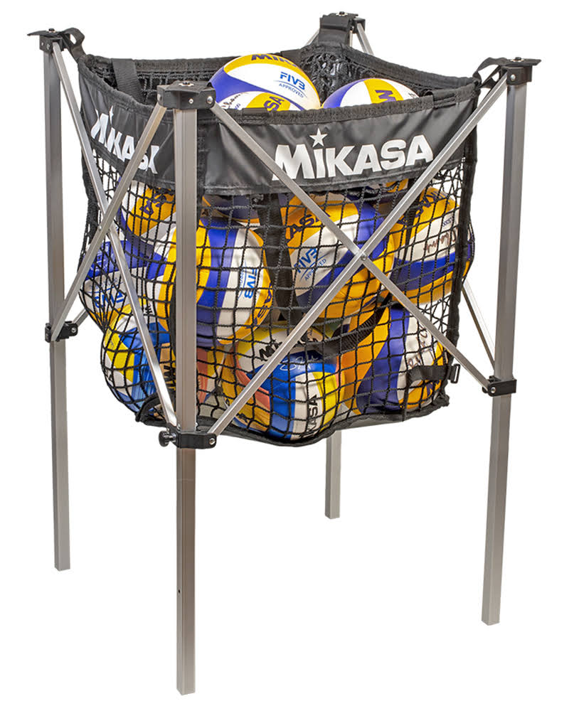 Mikasa Collapsible Beach Black Volleyball Cart Ac-Bc100m-Us