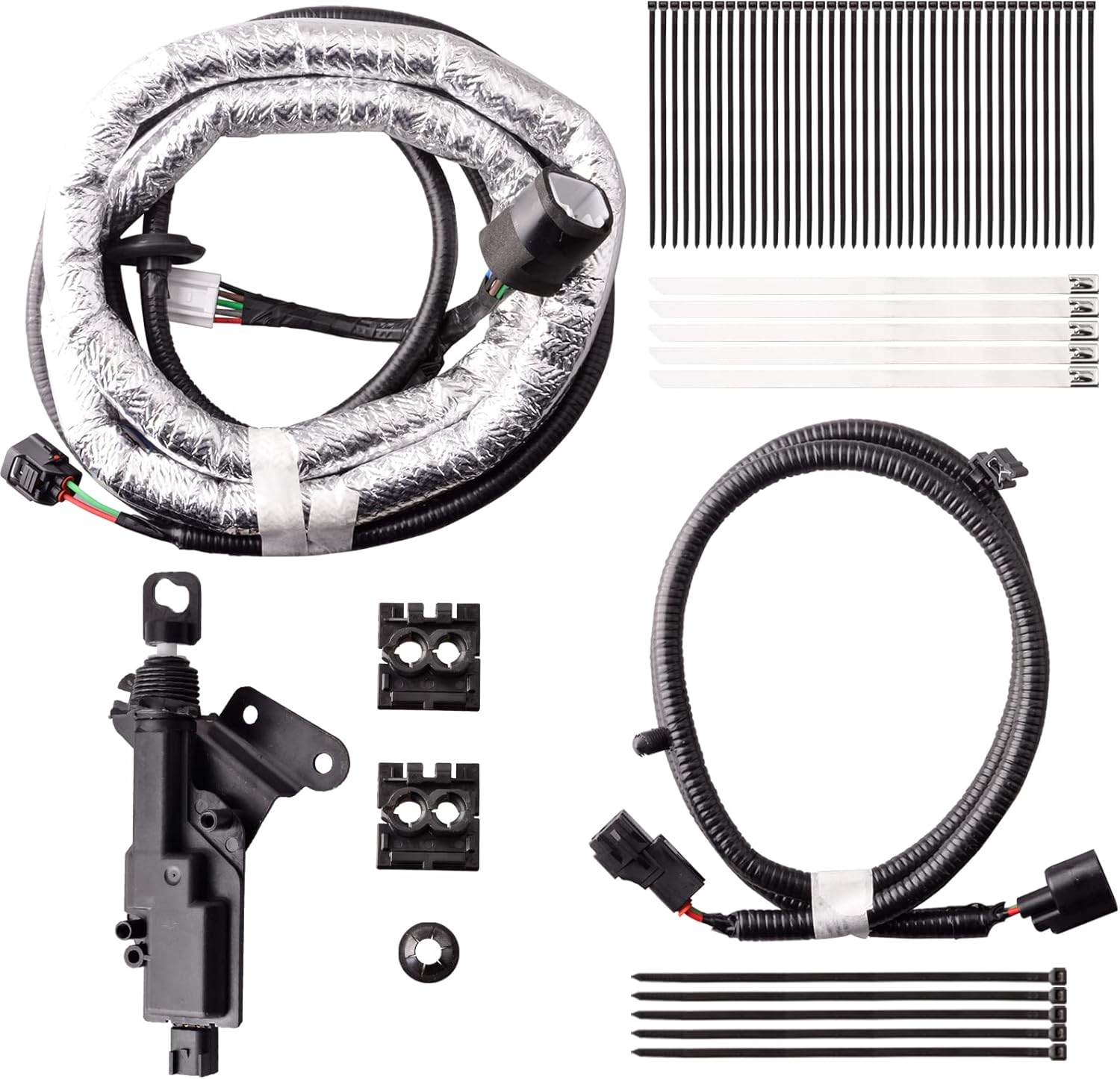 GrteRokky Power Tailgate Lock w/Wiring Harness Compatible for 2019-21 Toyota Tacoma Extended Cab 6ft Truck Bed Crew Cab 5.5ft Truck Bed Power Lock Assembly PK3B6-35JS0