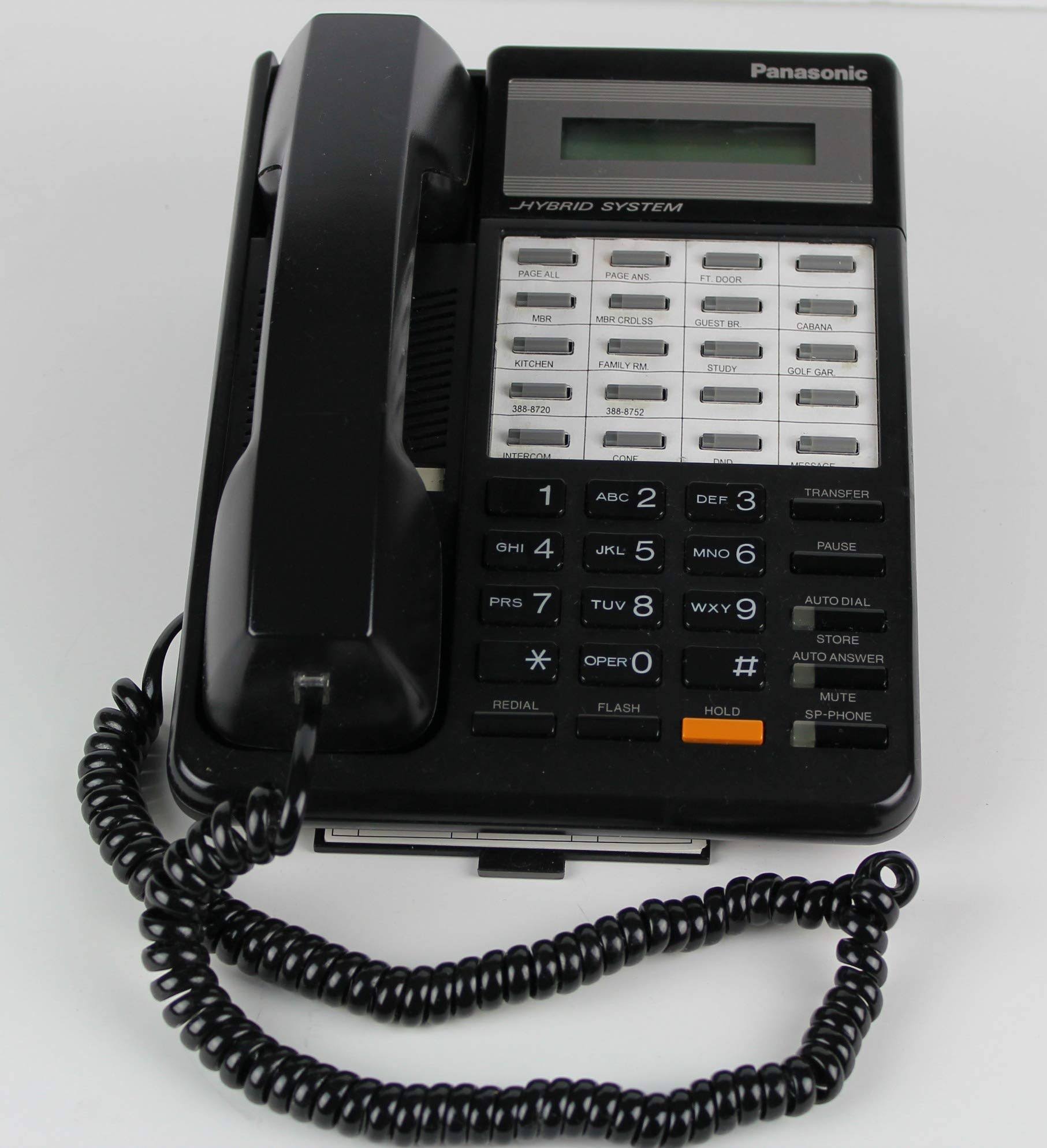 Panasonic KX-T7030 12-Button Display Speakerphone - Black