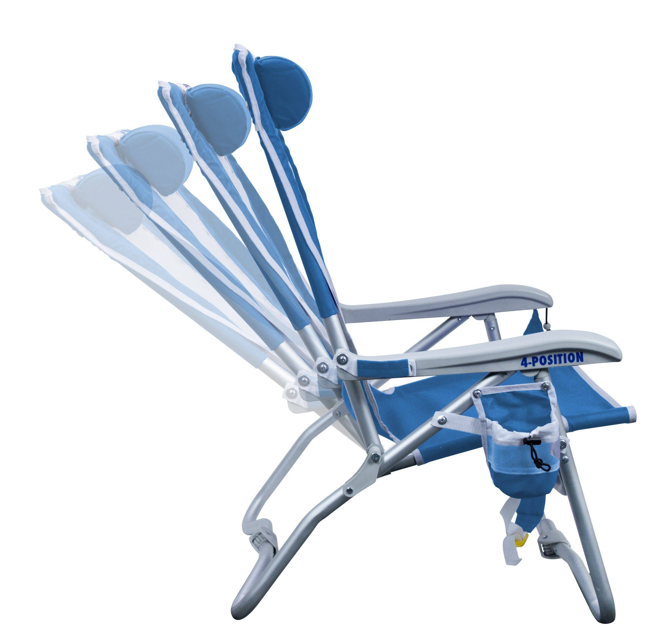 GCI Outdoor Bi-Fold Beach Chair Saybrook Blue