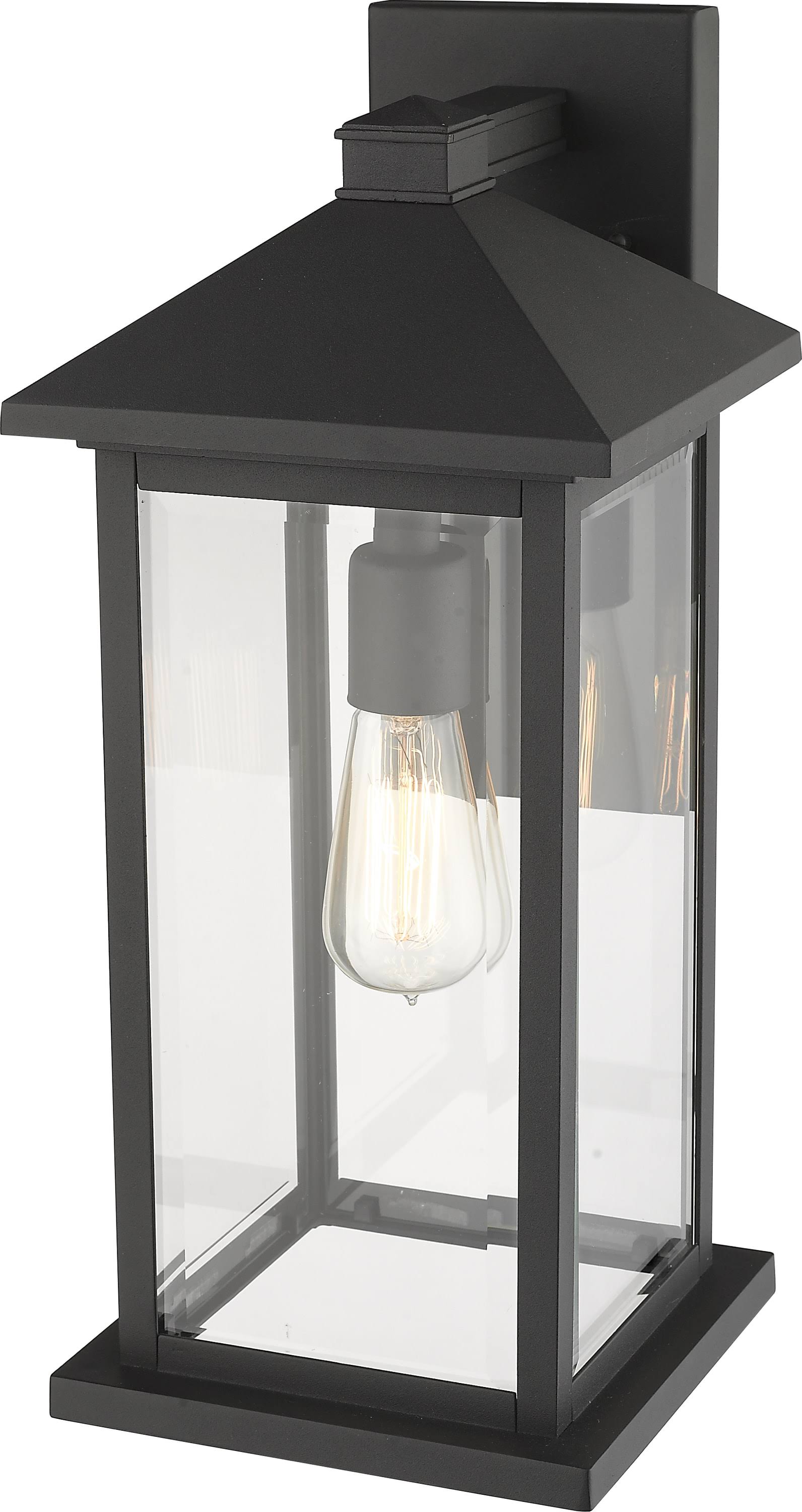 Z-Lite 531MXL-BK Portland 1 Light Outdoor Wall Sconce in Black