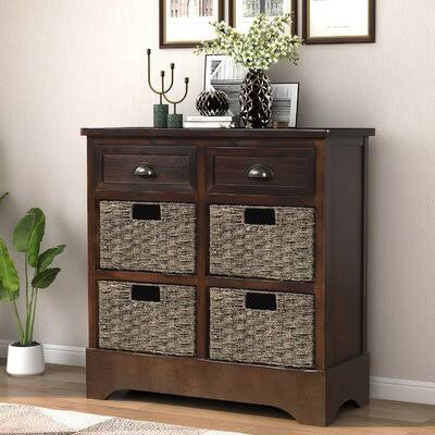 Anat 2 Drawer Accent Chest August Grove Color: Espresso