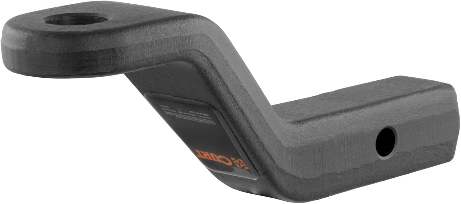 CURT 45341 Forged Trailer Hitch Ball Mount, Fits 2-Inch Receiver, 17,000 lbs, 1-1/4-Inch Hole, 4-Inch Drop, 3-Inch Rise Pack of 2