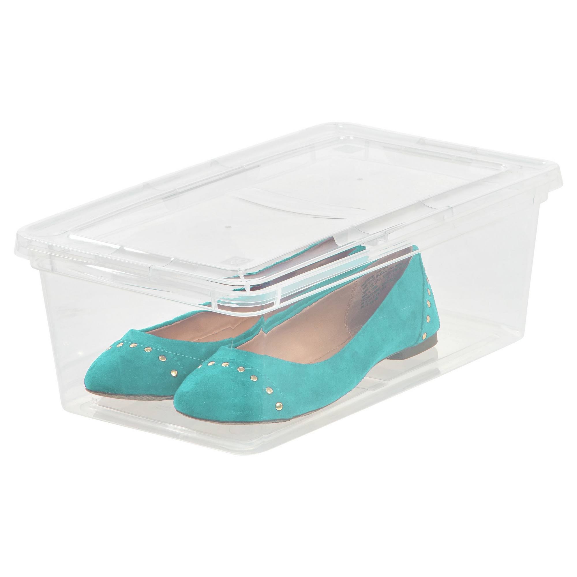 Iris 6 Quart Clear Storage Box, 12 Pack