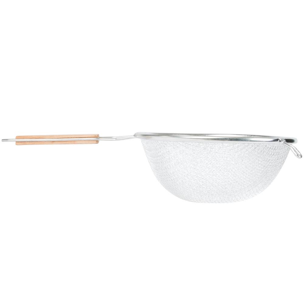 Tablecraft 98 7 3/4x22Dia. x 12 1/2x22L Medium Tin Double Mesh Strainer,6 Packs