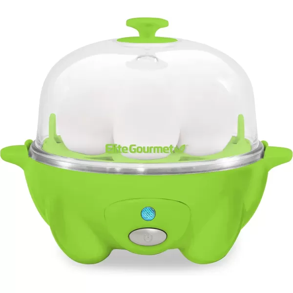 Egg Cookers EGC1405M 2-Tiered Rapid Egg Cooker, 5-Egg Poacher, Omelets, Soft, Medium, Hard-Boiled Eggs with Auto Shut-Off and Buzzer, BPA Free, 14 eggs, Mint(Lime Green)