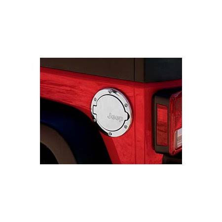 Mopar 82210284AC Chrome Fuel Filler Door Jeep Wrangler Two Door