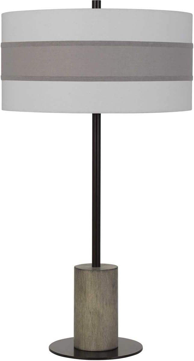 Cal Lighting BO-2866TB Transitional One Light Table Lamp from Jumilla Collection in Black Finish, 18.50 inches