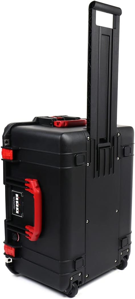 Pelican Black & Red 1607 air case, Empty. Comes with Wheels.