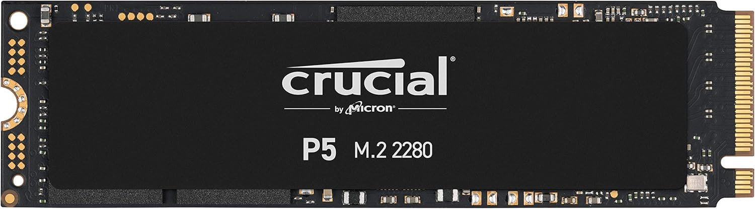 Crucial P5 250GB 3D NAND NVMe Internal Gaming SSD, up to 3400MB/s - CT250P5SSD8 Pack of 2