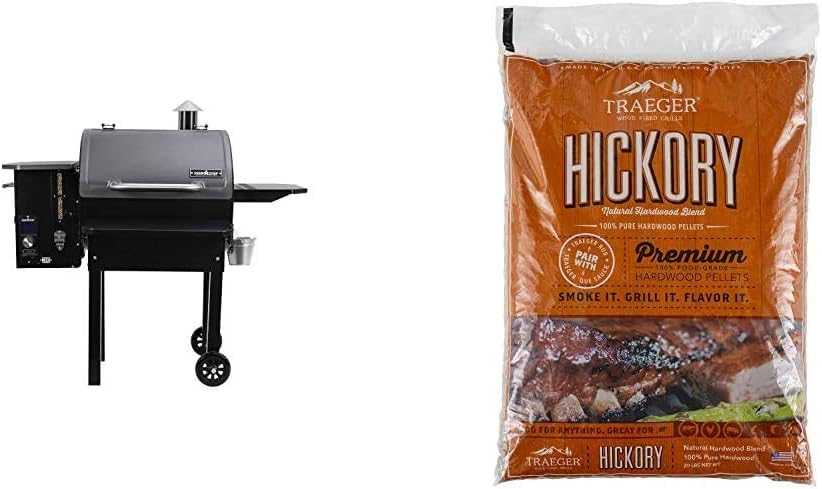 Camp Chef PG24MZG SmokePro Slide Smoker with Fold Down Front Shelf Wood Pellet Grill, Pack of 1, Black