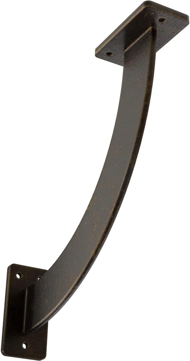 Ekena Millwork BKTM02X07X07BRSS 2-Inch W x 7-Inch D x 7-Inch H Bradford Bracket, Stainless Steel Pack of 2