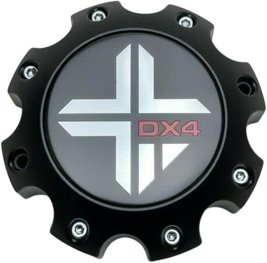 DX4 Matte Black Wheel Center Cap 8 Lug 73062090F-6