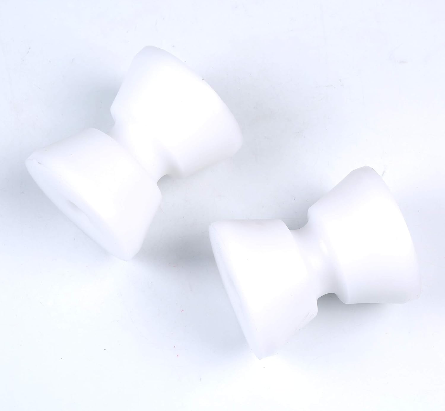 Mxeol Marine Anchor Bow Roller White Acetal Wheels 2PCS