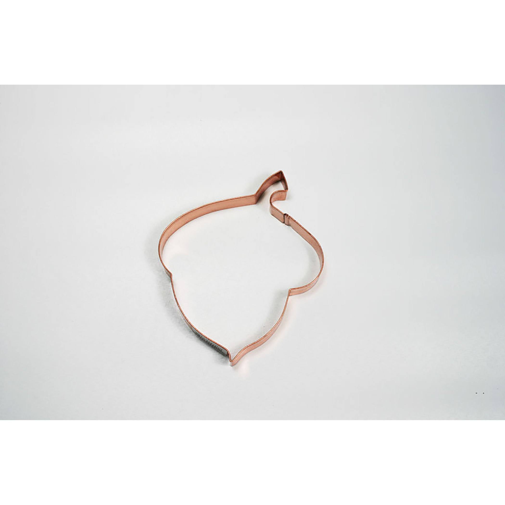 Elk-Home ACRN/S6 Acorn - 5.5- inch Cookie Cutter (Set of 6) Copper